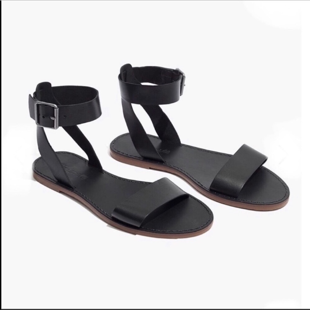 NIB Madewell The Boardwalk Ankle-Strap Sandal - Picture 2 of 8